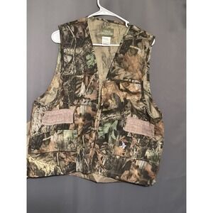 Quail Unlimited Mens Dove Hunter Camo‎ Shooting Vest Size Large